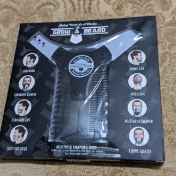 New Beard Shaper & Beard Shaping Tool for Men, Beard Lineup Guide Template. - Picture 1 of 2